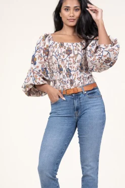 Fashion Stella Forest Smocked Top Marla | Natural... | | Little Soho