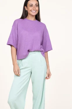 Best Sale Dante 6 Soft Alpaca Blend Sweater Hiaru | Purple... | | Little Soho