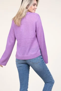 Online Dante 6 Soft Alpaca Blend Sweater Kenza | Purple... | | Little Soho