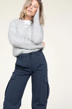 Online American Vintage Soft Alpaca Cardigan Vitow | Grey... | | Little Soho