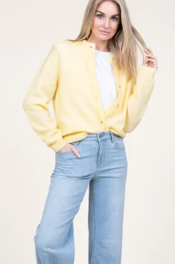 Fashion Second Female Soft Cardigan Brooke | Yellow... | | Little Soho