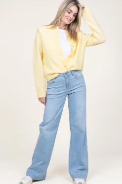 Fashion Second Female Soft Cardigan Brooke | Yellow... | | Little Soho