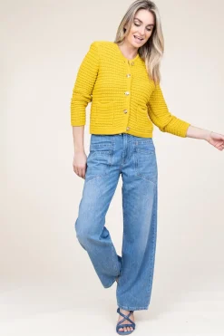 Cheap ba&sh Soft Cotton Jeans Mima | Blue... | | Little Soho