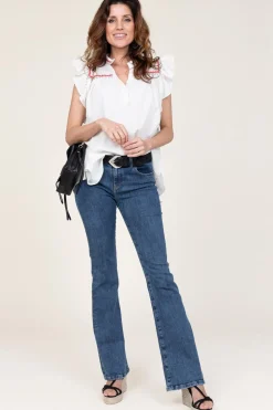 Fashion Devotion Soft Cotton Top With Embroidery Amarilis | Natural... | | Little Soho