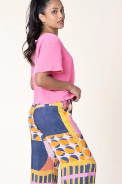 Store American Vintage Soft Cropped Top Hapylife | Pink... | | Little Soho