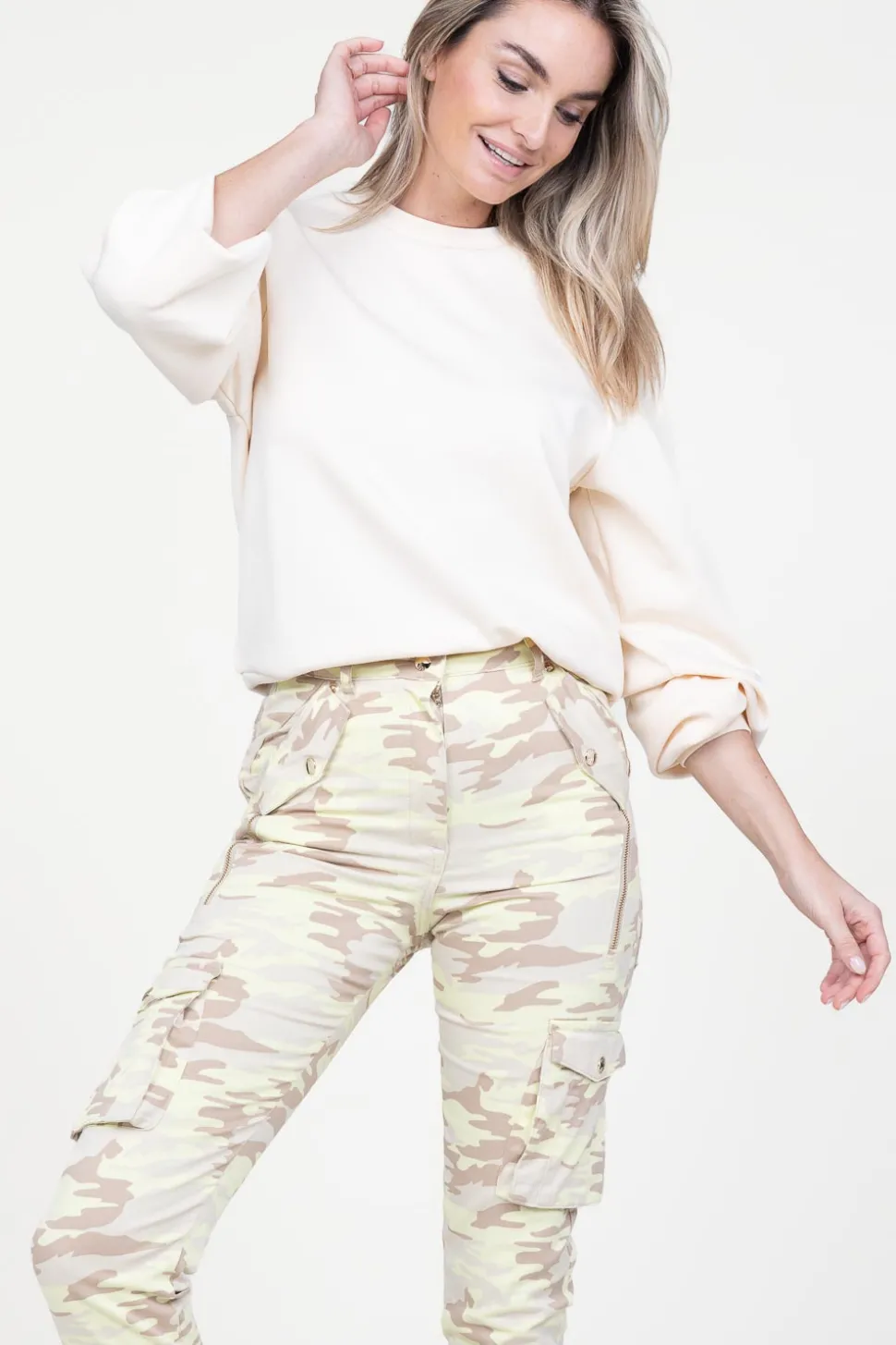 Cheap Aaiko Soft Cut-Out Sweater Gioya | Natural... | | Little Soho