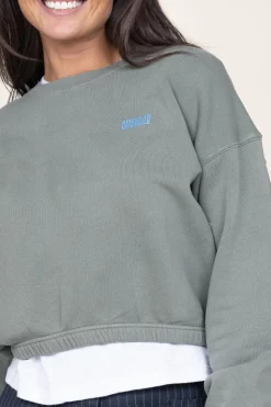 Cheap American Vintage Soft Fleece Sweater Izubird | Green... | | Little Soho