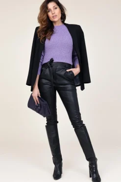 Sale Ibana Soft Knitted Sweater With Lurex Tieke | Purple... | | Little Soho