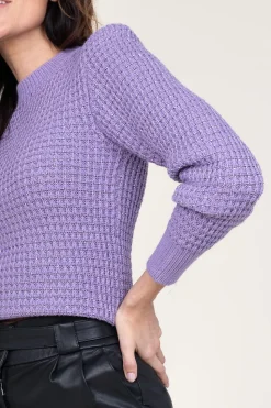 Sale Ibana Soft Knitted Sweater With Lurex Tieke | Purple... | | Little Soho