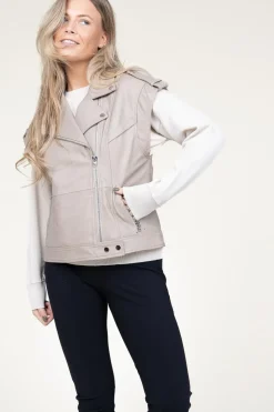 Cheap Dante 6 Soft Leather Waistcoat Harley | Natural... | | Little Soho