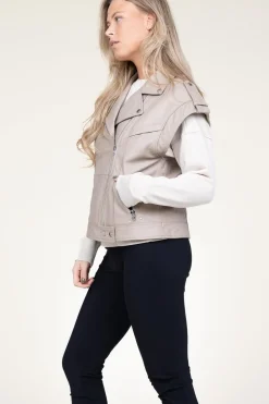 Cheap Dante 6 Soft Leather Waistcoat Harley | Natural... | | Little Soho