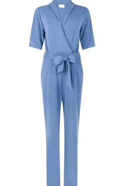 Fashion Aaiko Soft Modal Jumpsuit Rodas | Blue... | | Little Soho