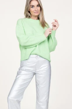 Outlet Second Female Soft Mohair Ribbed Sweater Brooke | Green... | | Little Soho