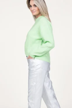 Outlet Second Female Soft Mohair Ribbed Sweater Brooke | Green... | | Little Soho