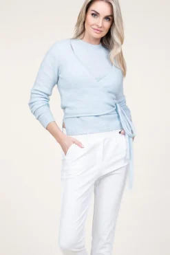 Hot Second Female Soft Mohair Wrap Sweater Brookline | Blue... | | Little Soho