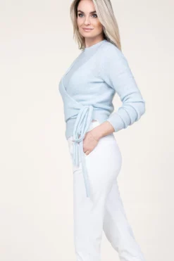 Hot Second Female Soft Mohair Wrap Sweater Brookline | Blue... | | Little Soho