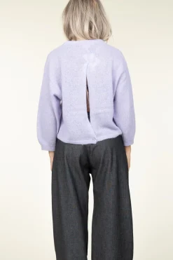 Sale Dante 6 Soft Openback Alpaca Sweater Ullysa | Purple... | | Little Soho