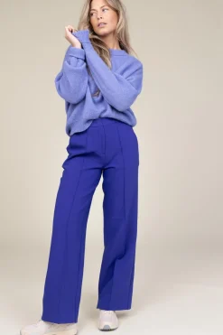 Flash Sale American Vintage Soft Oversized Alpaca Sweater Vitow | Purple... | | Little Soho