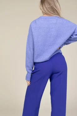 Flash Sale American Vintage Soft Oversized Alpaca Sweater Vitow | Purple... | | Little Soho