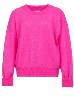 Clearance American Vintage Soft Oversized Alpaca Sweater Vitow | Pink... | | Little Soho