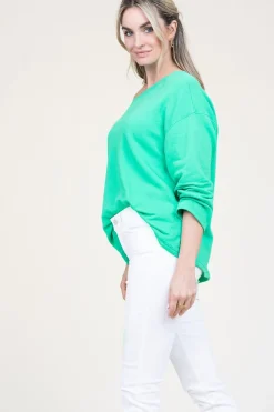 Best Sale American Vintage Soft Oversized Sweater Hapylife | Green... | | Little Soho