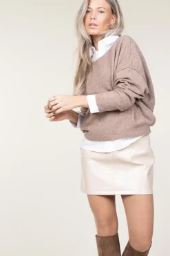 Outlet American Vintage Soft Sweater Damsville | Brown... | | Little Soho