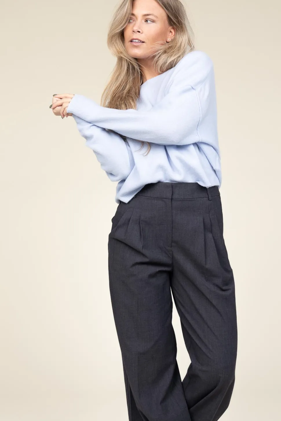 Shop American Vintage Soft Sweater Damsville | Blue... | | Little Soho