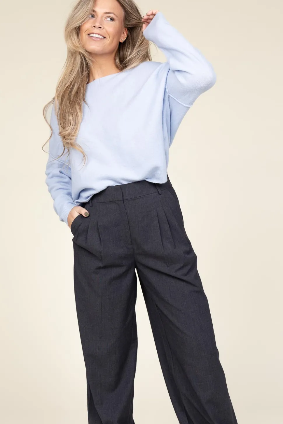 Shop American Vintage Soft Sweater Damsville | Blue... | | Little Soho