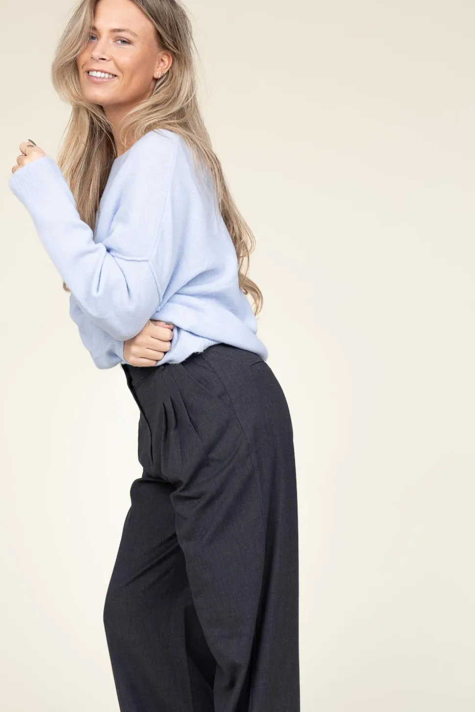 Shop American Vintage Soft Sweater Damsville | Blue... | | Little Soho