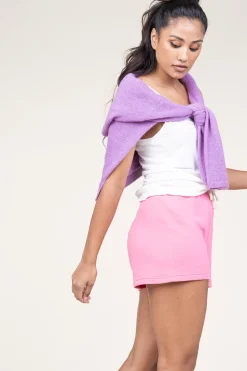 Flash Sale American Vintage Soft Sweater Short Hapylife | Pink... | | Little Soho