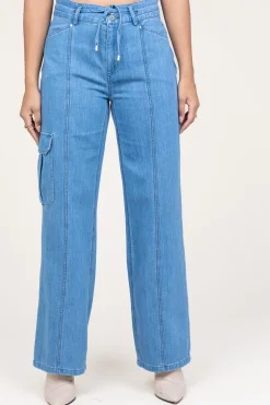 Discount Dante 6 Soft Tencel Denim Cargo Pants Blustery | Blue... | | Little Soho