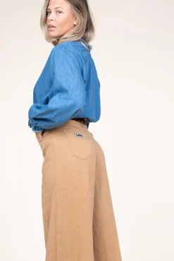 Flash Sale Dante 6 Soft Tencel Denim Top Leah | Blue... | | Little Soho