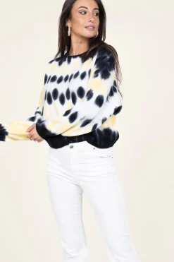 Best ba&sh Soft Tie-Dye Sweater Tutti | Yellow... | | Little Soho