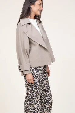 Best Sale Second Female Soft Trenchcoat Silvia | Taupe... | | Little Soho