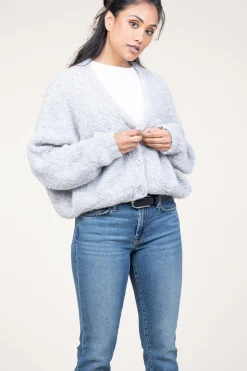 Sale American Vintage Soft Wool Mix Cardigan Zolly | Grey... | | Little Soho