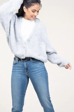 Sale American Vintage Soft Wool Mix Cardigan Zolly | Grey... | | Little Soho