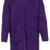 Online American Vintage Soft Wool Mix Maxi Cardigan Zolly | Purple... | | Little Soho