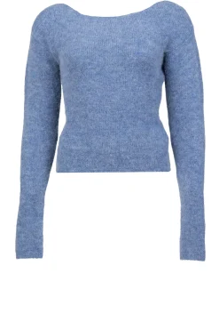 Outlet American Vintage Soft Wool Mix Sweater East | Blue... | | Little Soho