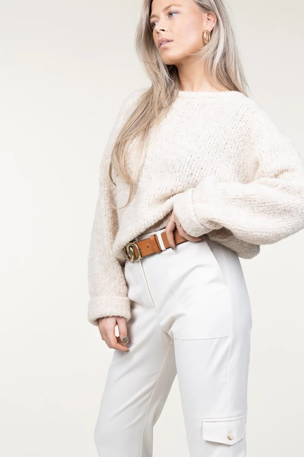 Best American Vintage Soft Wool Mix Sweater Zolly | Beige... | | Little Soho