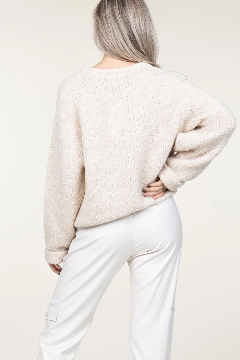 Best American Vintage Soft Wool Mix Sweater Zolly | Beige... | | Little Soho