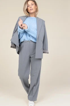 Fashion American Vintage Soft Wool Mix Sweater Zolly | Blue... | | Little Soho