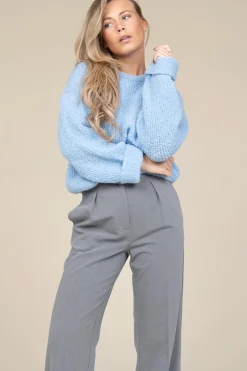 Fashion American Vintage Soft Wool Mix Sweater Zolly | Blue... | | Little Soho