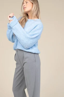 Fashion American Vintage Soft Wool Mix Sweater Zolly | Blue... | | Little Soho