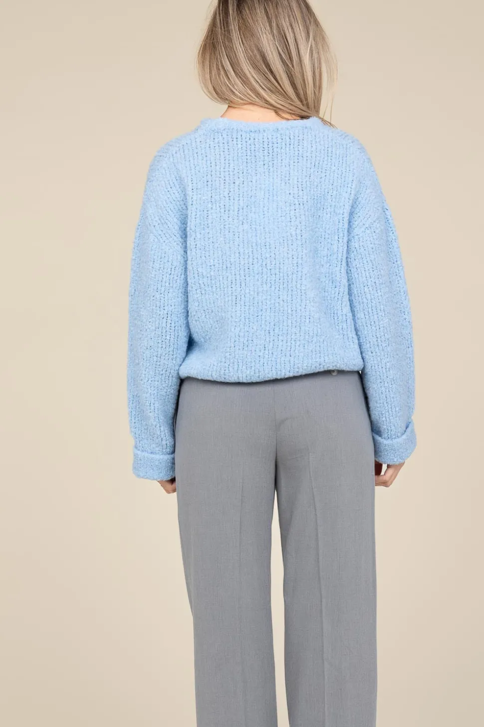 Fashion American Vintage Soft Wool Mix Sweater Zolly | Blue... | | Little Soho