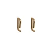 Store Bandhu Stainless Steel Gold Plated Earrings Linked | Gold... | | Little Soho