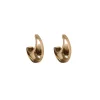 Hot Bandhu Stainless Steel Gold Plated Earrings Ribble | Gold... | | Little Soho
