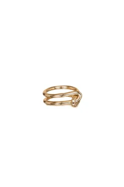 Shop Bandhu Stainless Steel Gold Plated Ring Wire | Gold... | | Little Soho