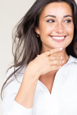 Sale Bandhu Stainless Steel Gold Plated Ring Melt | Gold... | | Little Soho