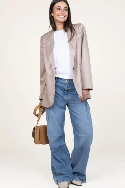 Clearance Liu Jo Straight Leg Cargo Jeans Mo | Blue... | | Little Soho