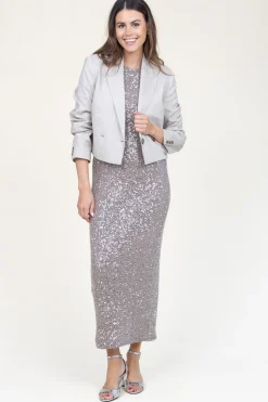 Clearance Dante 6 Stretch Cropped Linen Mix Blazer Acedia | Beige... | | Little Soho